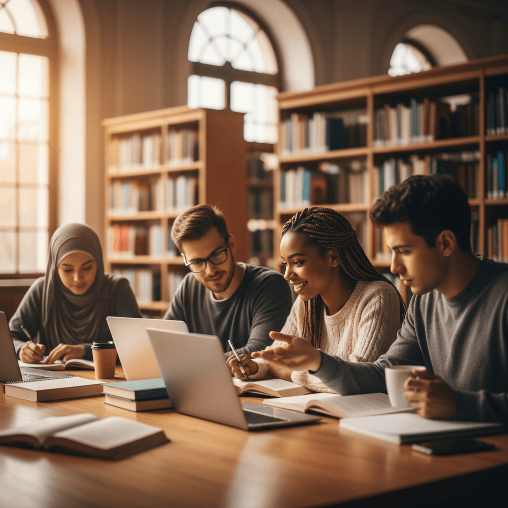 HBCU students engaged in collaborative learning